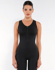 SculptZip Active Jumpsuit - Black