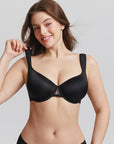 SoftHalo Wireless Bra - Black