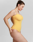 Silhouette One-Piece Swimsuit - Yellow