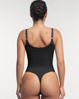 Built-In Bra Sculpting Bodysuit - Black