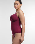 SculptEase Shaping Bodysuit - Dark Red