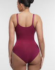 SculptEase Shaping Bodysuit - Dark Red