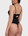 Bustier Corset Bodysuit - Black