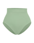High Waisted Classic Shaping Panties - Green