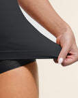 Sculpting Cami Shirt - Black