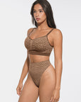 Everyday Shaping Leo Print Thong Panties