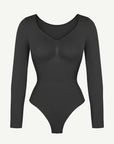 SculptCurve Long Sleeve Thong Bodysuit
- Black