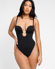 Bombshell Invisible Bra Bodysuit - Black