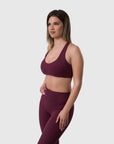 Core Sports Bra - Burgundy