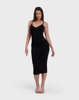 Ultimate Sculpt Midi Dress - Black