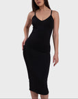 Ultimate Sculpt Midi Dress - Black