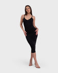 Ultimate Sculpt Midi Dress - Black