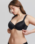 SoftHalo Wireless Bra - Black