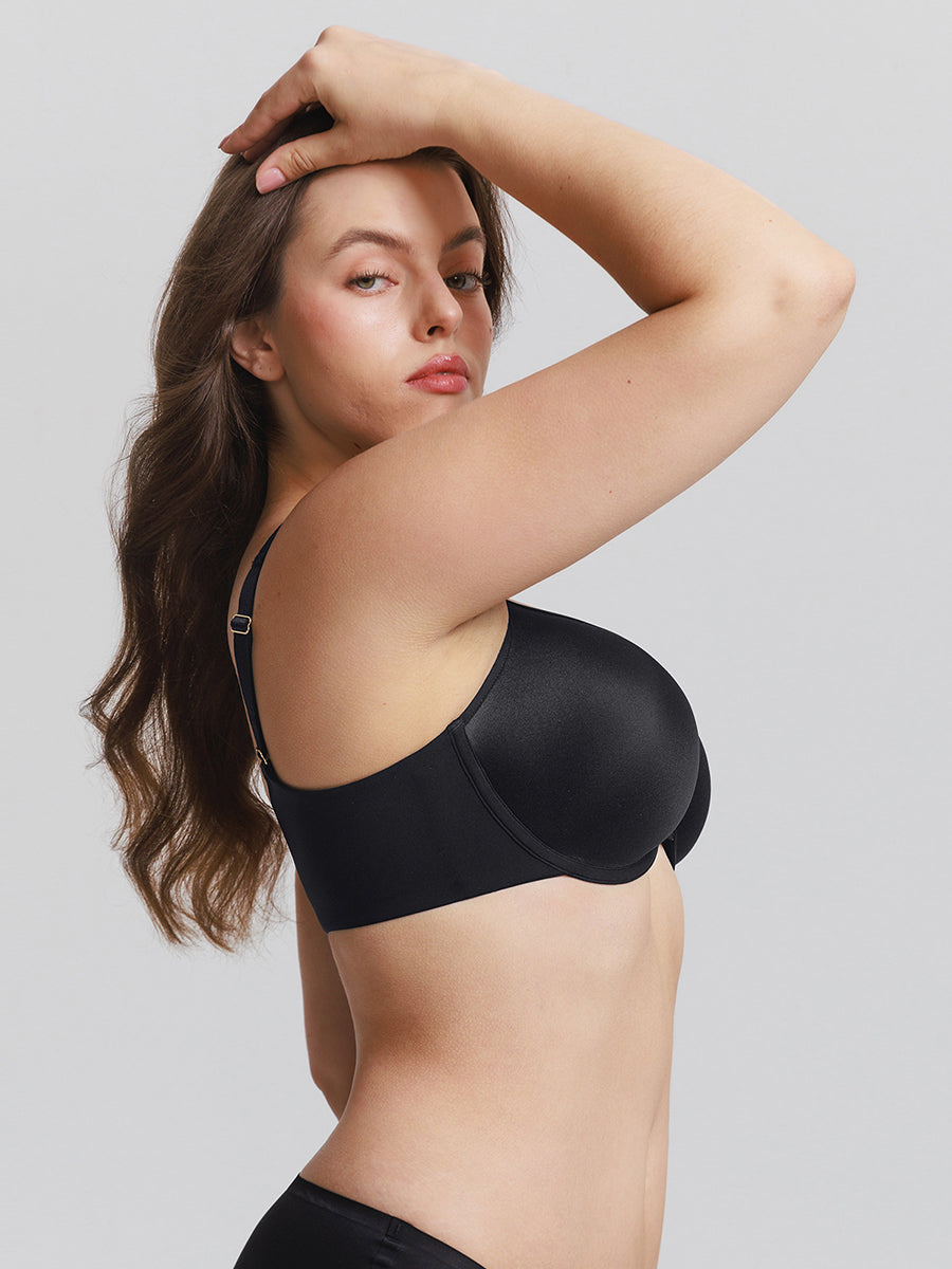 SoftHalo Wireless Bra - Black