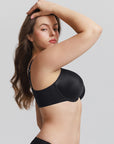 SoftHalo Wireless Bra - Black