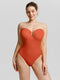 Silhouette One-Piece Swimsuit - Red