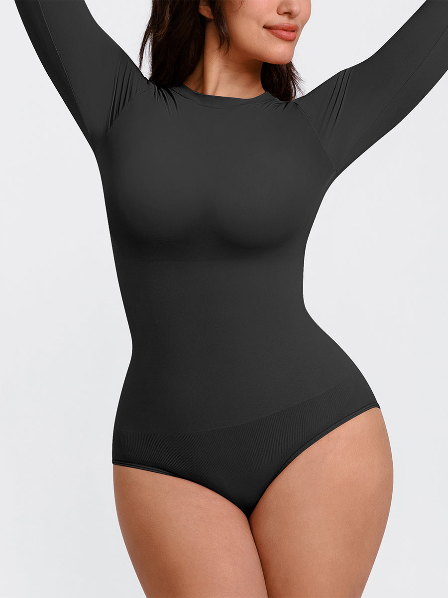 Essentials Classic Long Sleeve Bodysuit - Black