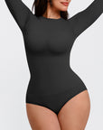 Essentials Classic Long Sleeve Bodysuit - Black