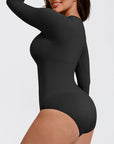 Essentials Classic Long Sleeve Bodysuit - Black