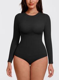 Essentials Classic Long Sleeve Bodysuit - Black