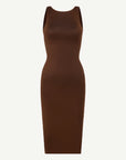 Dream Sculpt Midi Dress - Brown