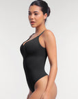 Built-In Bra Sculpting Bodysuit - Black