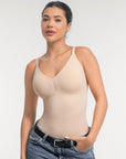 Built-In Bra Sculpting Bodysuit - Nude