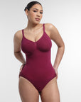 SculptEase Shaping Bodysuit - Dark Red