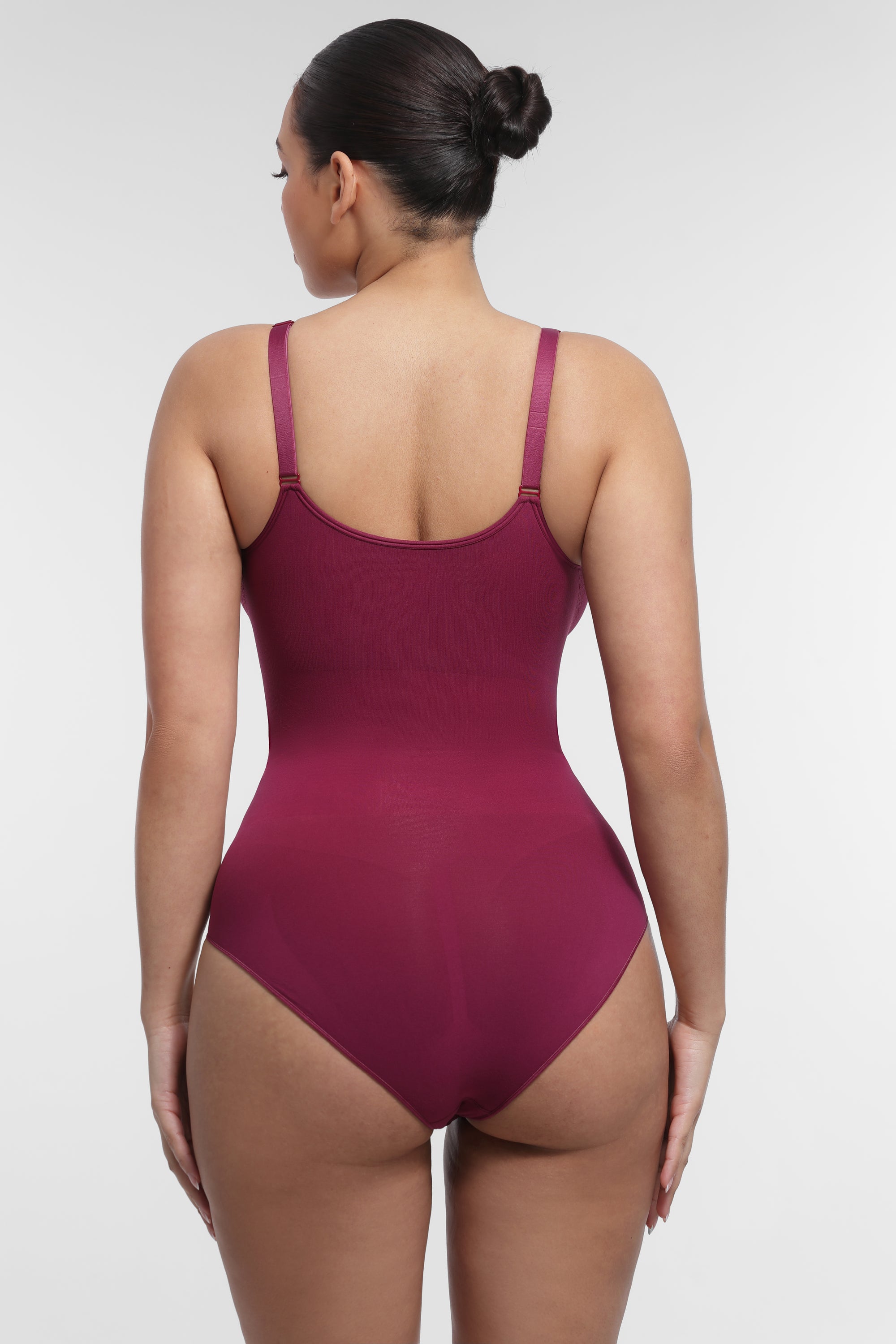 SculptEase Shaping Bodysuit - Dark Red