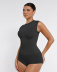 Sculpt Chic High-Neck Bodysuit - Black