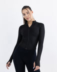 Evolve Contour Long Sleeve Jacket - Black