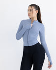 Evolve Contour Long Sleeve Jacket - Lilac Blue