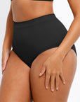 High Waisted Classic Shaping Panties - Black