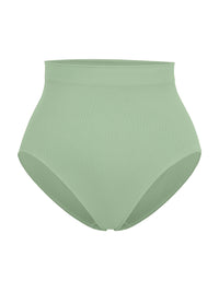 High Waisted Classic Shaping Panties - Green