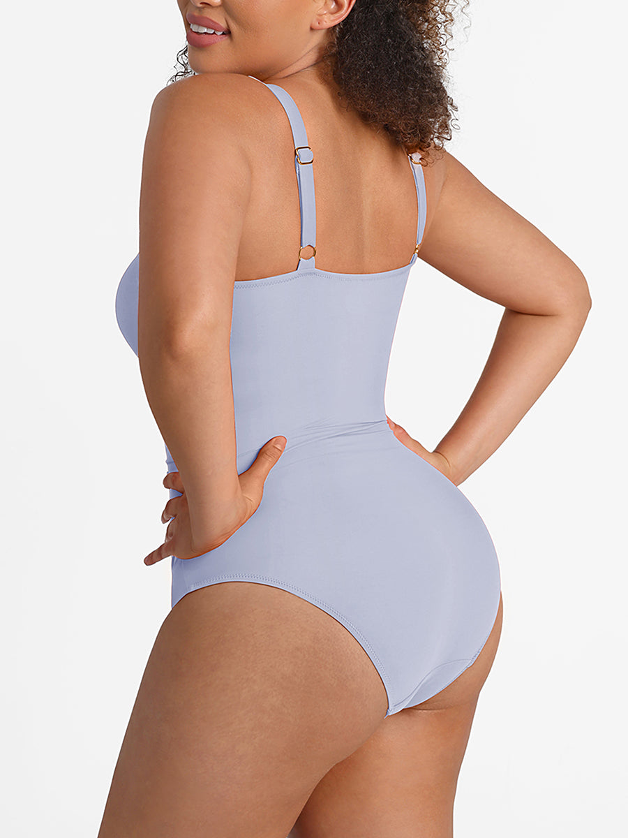 Soleil Sculpt Swimsuit - Blue