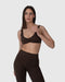 Align Soft Twist Sports Bra - Espresso