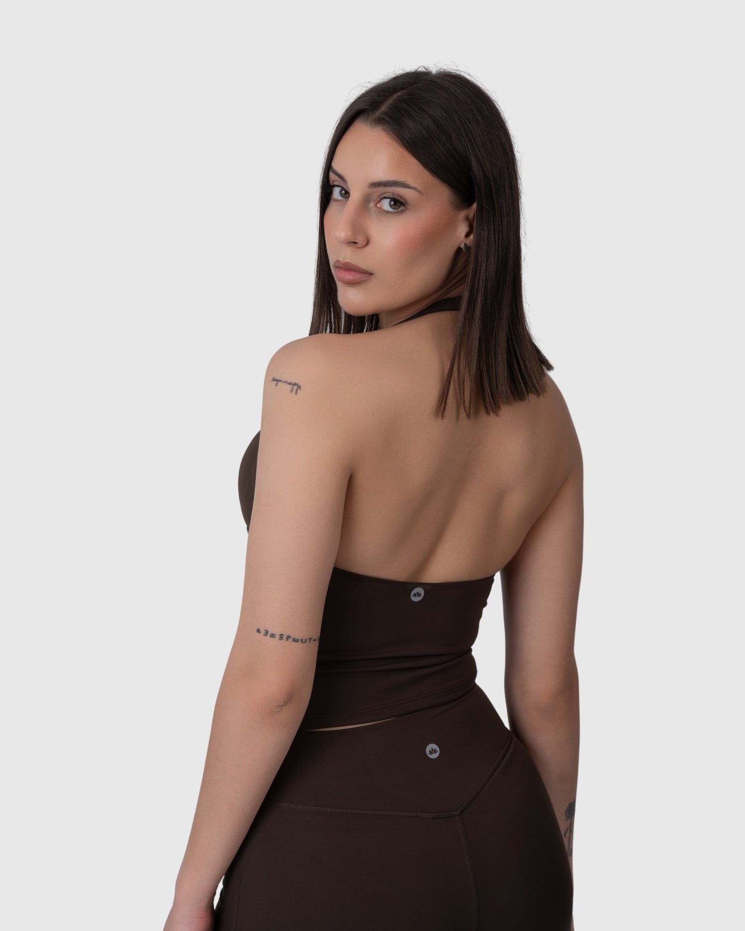 Align Soft Halter Top - Espresso