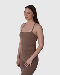 Align Racer Back Top - Caramel