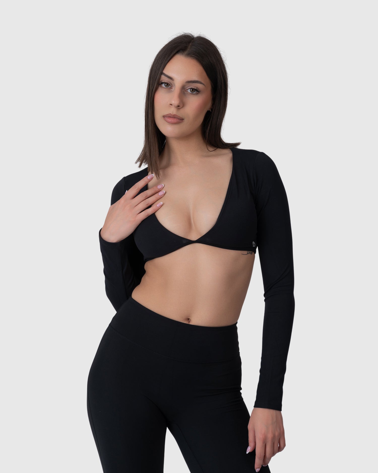 Align Soft Long Sleeve Top - Black