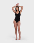 SculptCurve Thong Bodysuit - Black
