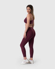 Core Leggings - Burgundy