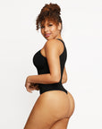 Dream Sculpt Halter Neck Bodysuit - Black