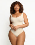 Essential Scoop Neck Bodysuit - White