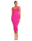 Ultimate Sculpt Midi Dress - Pink